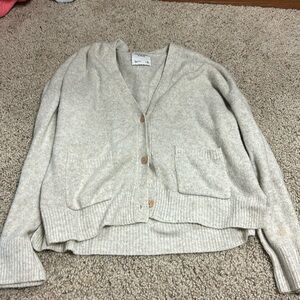 This cream color sweater is from Abercrombie & Fitch and it’s a size XL